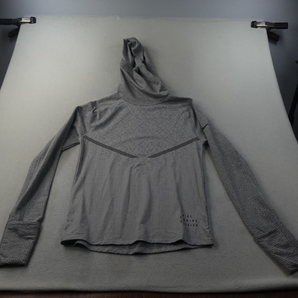 Nike Therma-FIT ADV Run Division Pinnacle Hoodie Mens M Gray DQ6524 Running